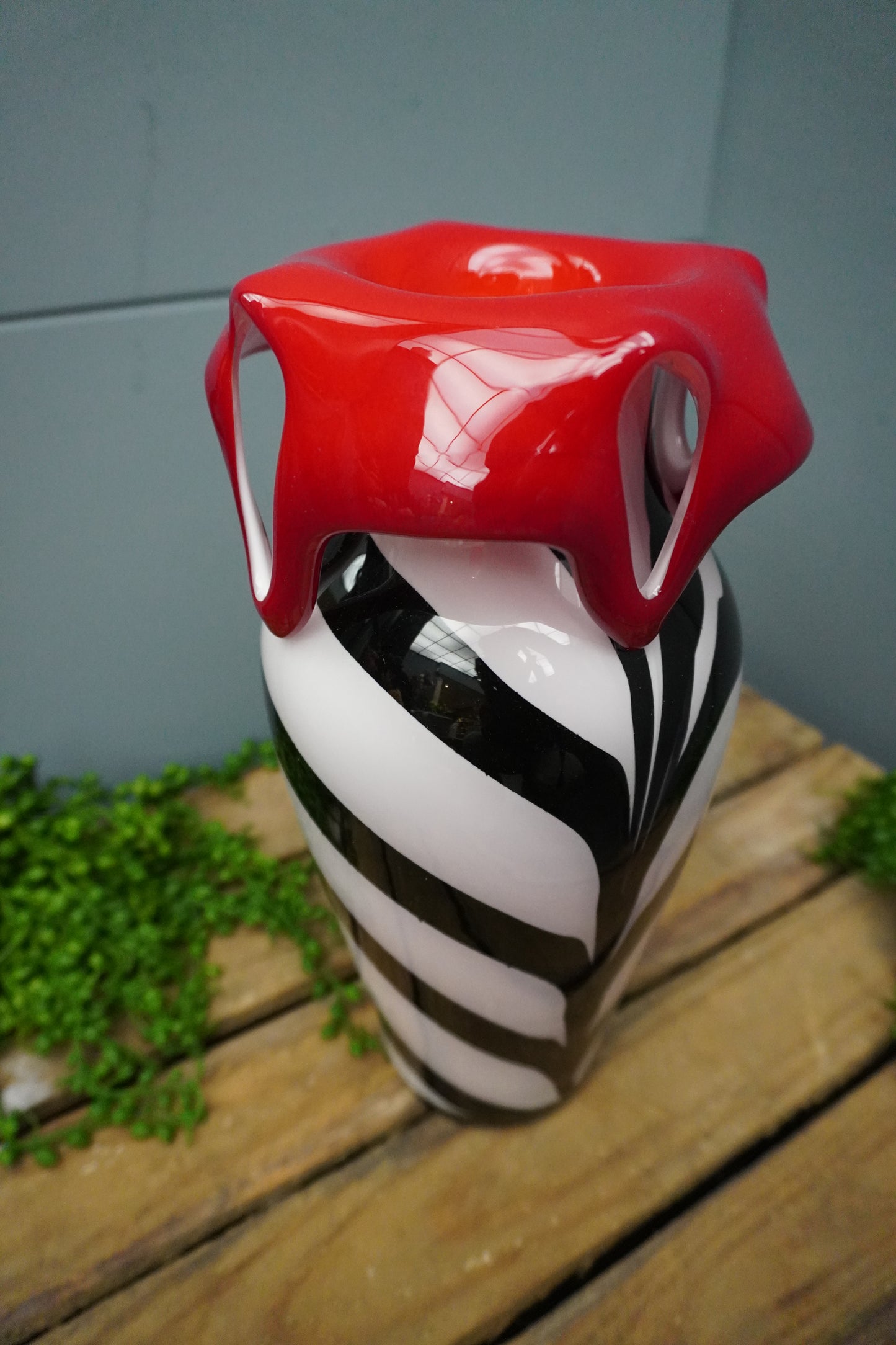 Zebra - vaas, schaal