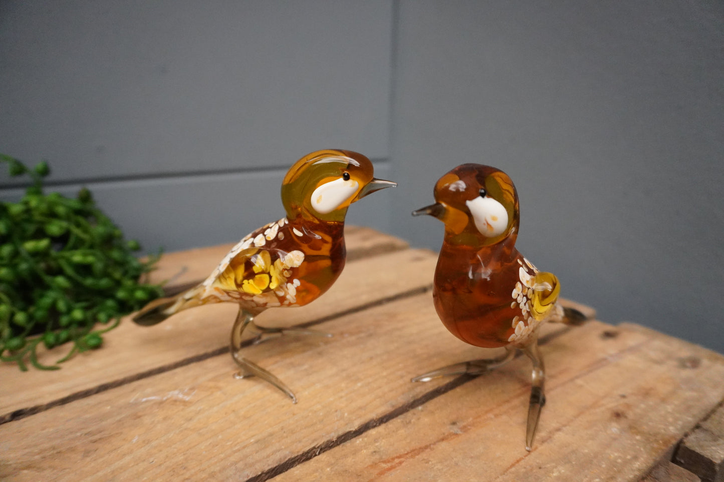 Vogel - bruin, 11cm