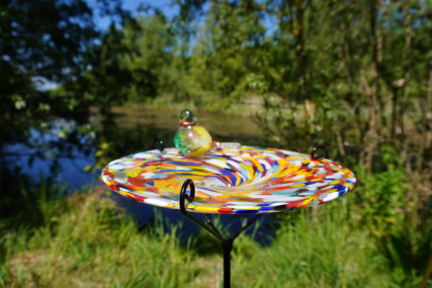 Tuinprikker vogelbadje