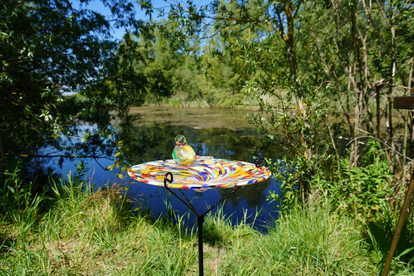 Tuinprikker vogelbadje