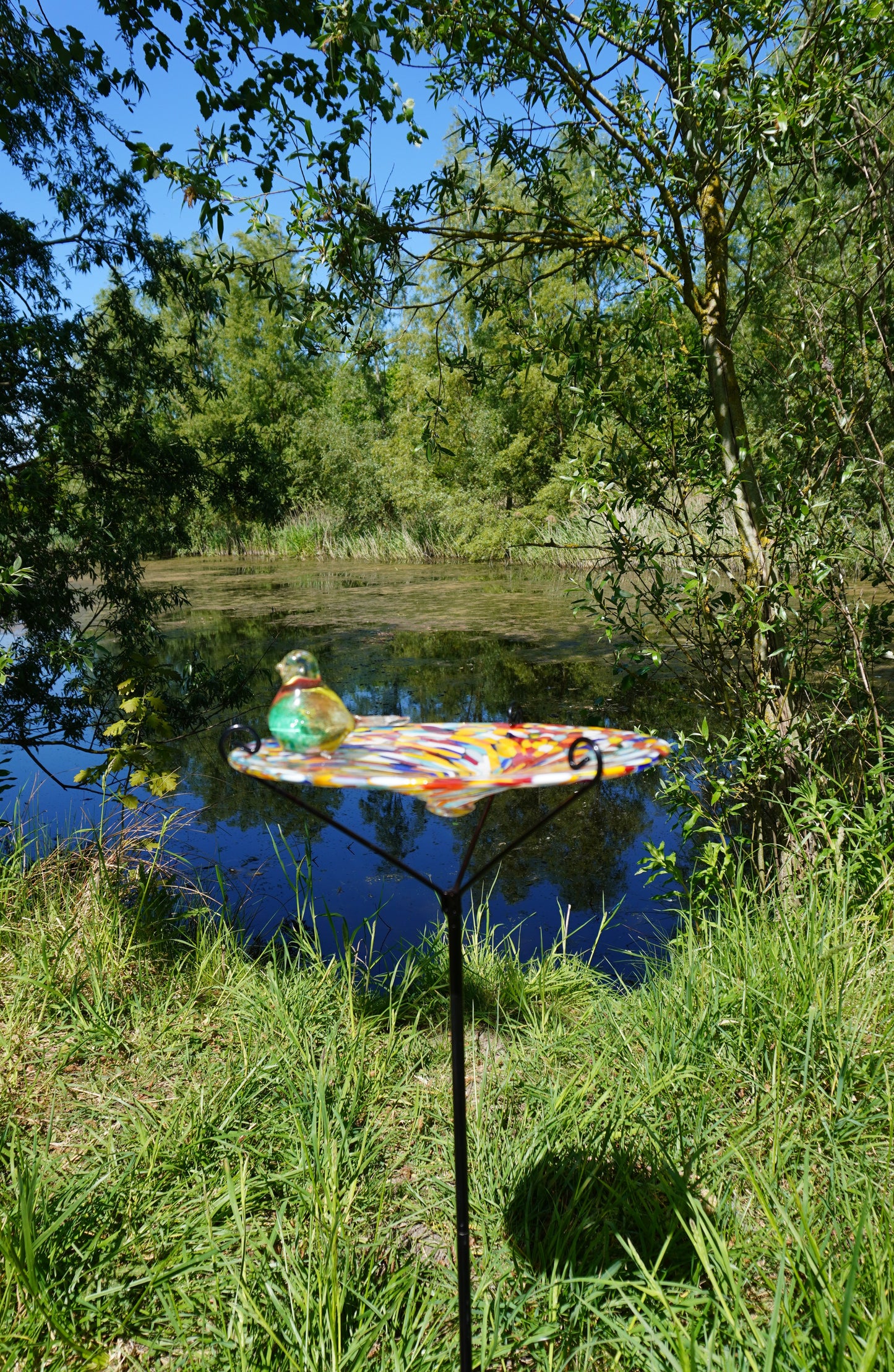 Tuinprikker vogelbadje