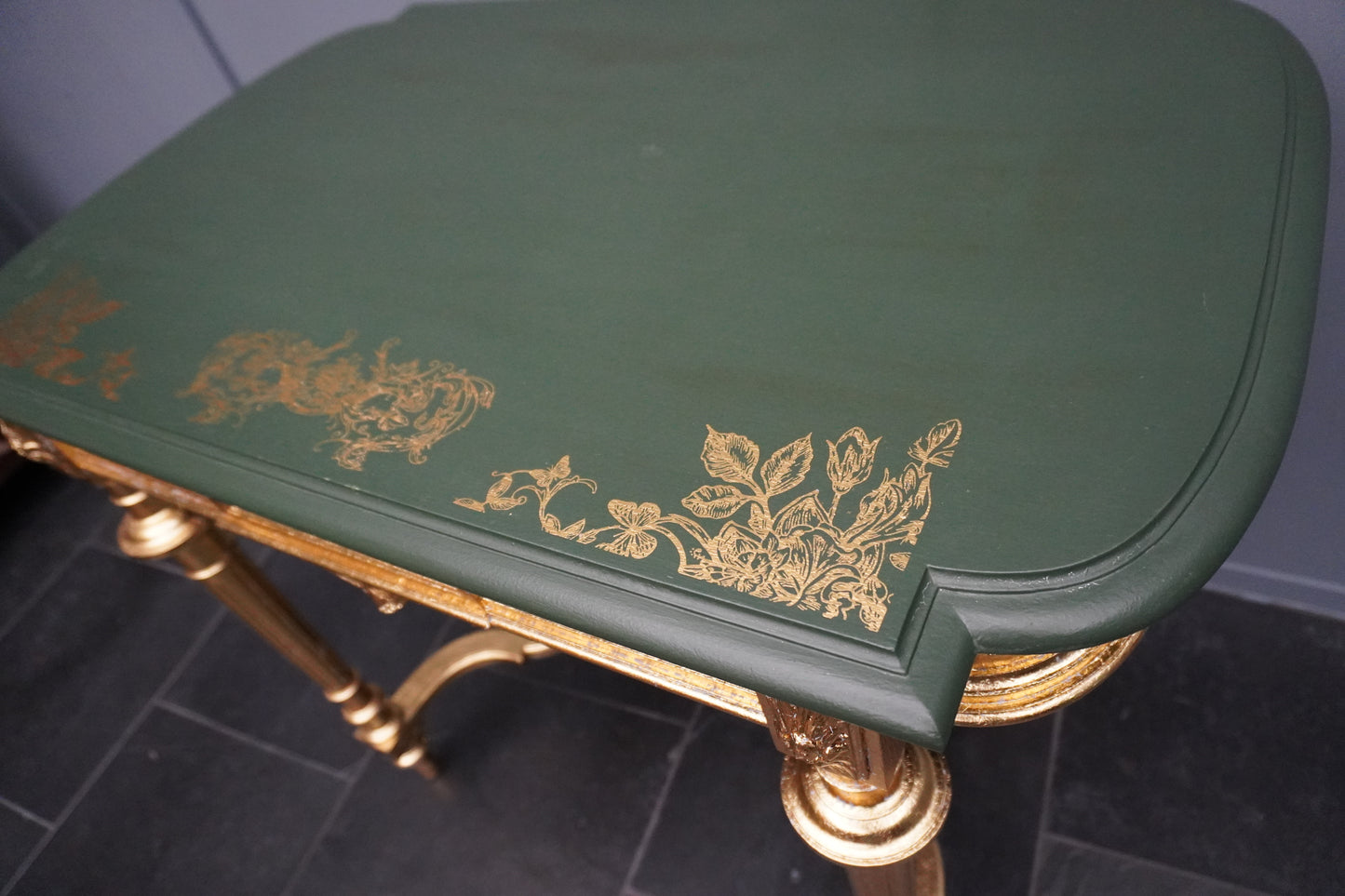blad goud tafel