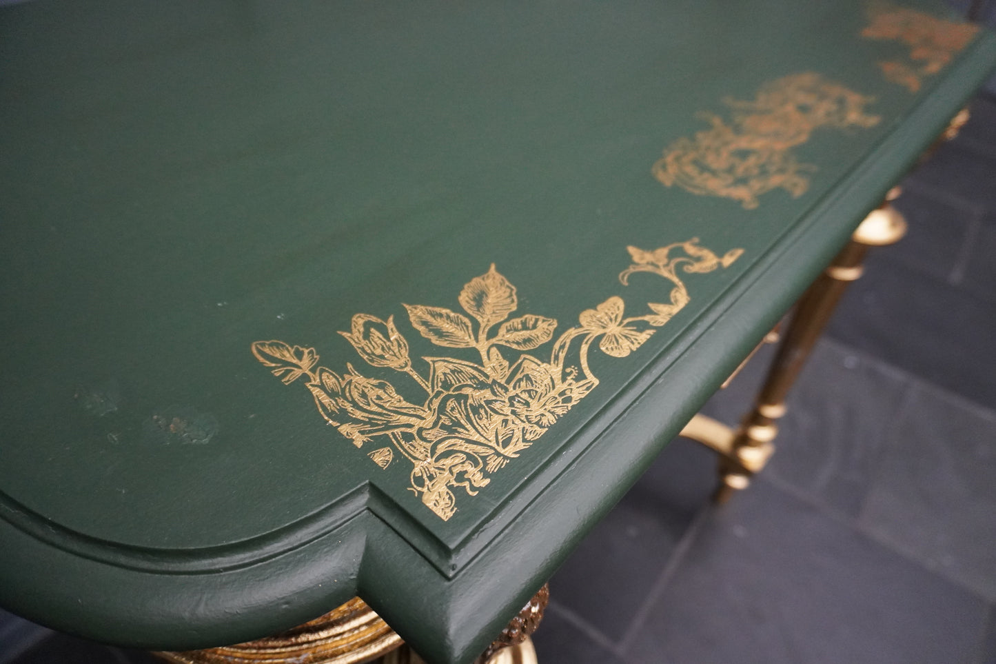 blad goud tafel
