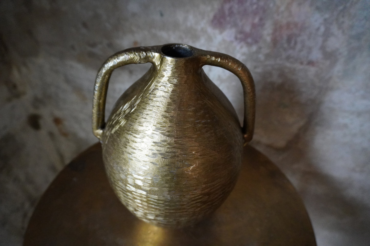 Metalen vaas - Goud, 25cm