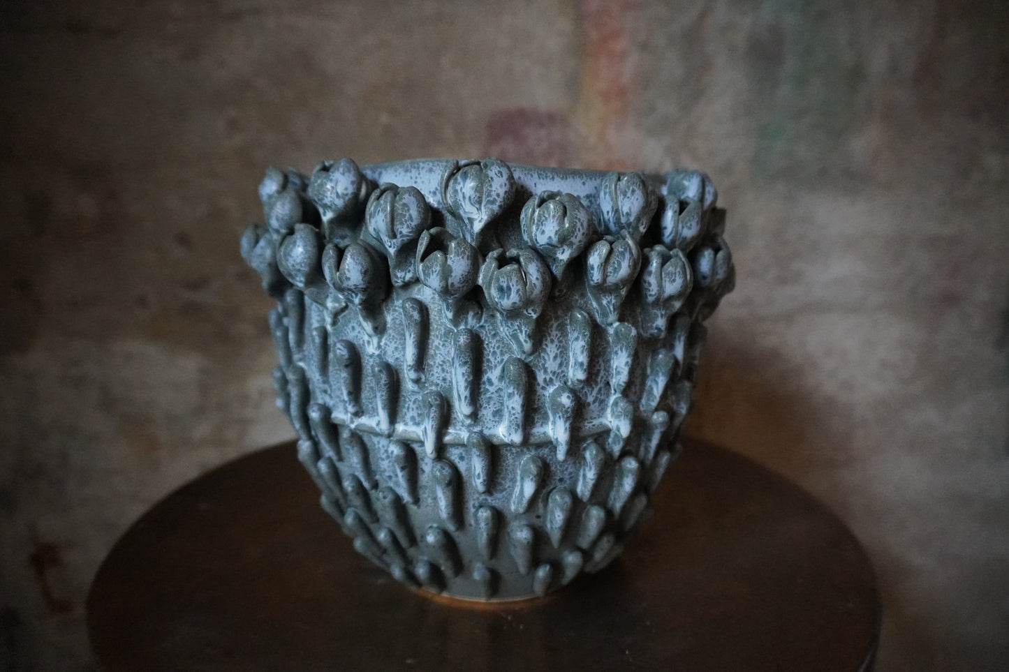 Kersten Aardewerk vaas - Blueberry, 20cm x 17cm