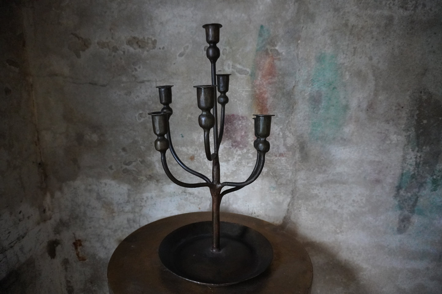 H.D. Living metalen kandelaar - 47cm x 24cm