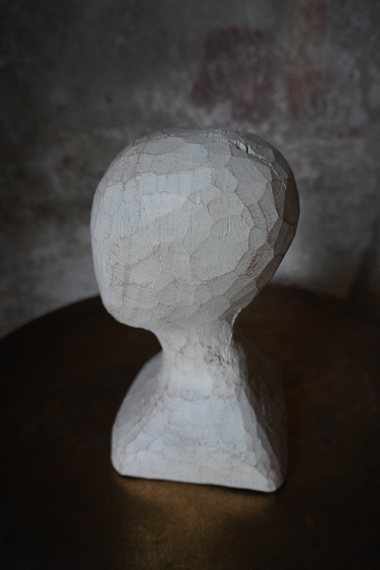 H.D. Living polyresin hoofd - Ivoor, 20cm x 12cm