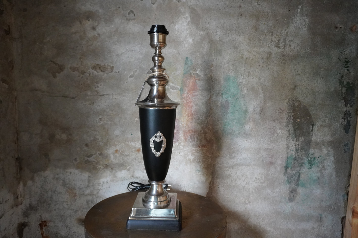 Berchique Lampvoet - Zwart/Silver, 54cm