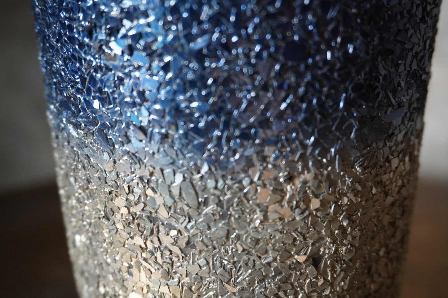 Metalen Windlicht/ Vaasje - 14cm x 10cm