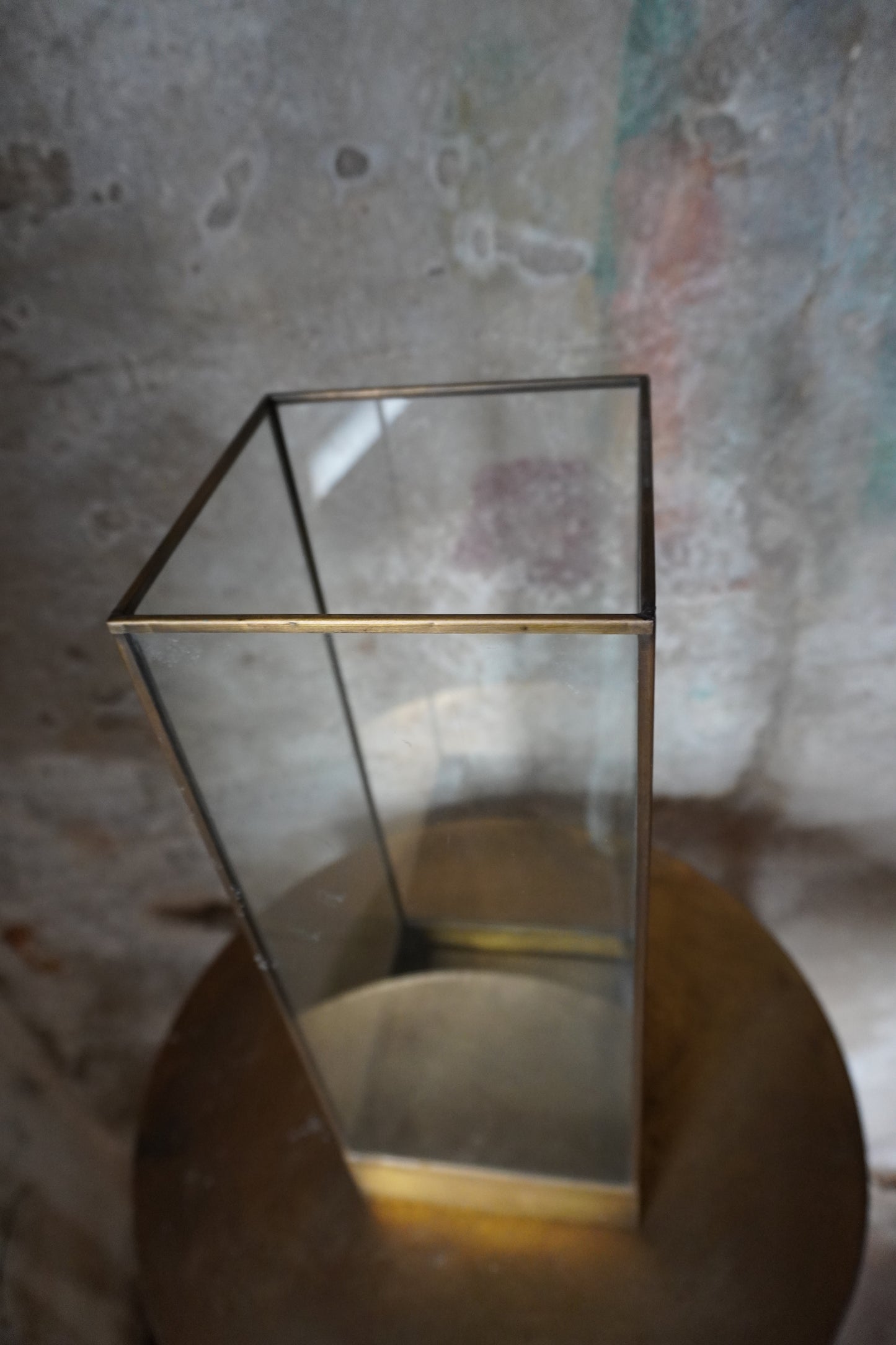 HD Living glazen Windlicht / Vitrine, 40cm x 15cm