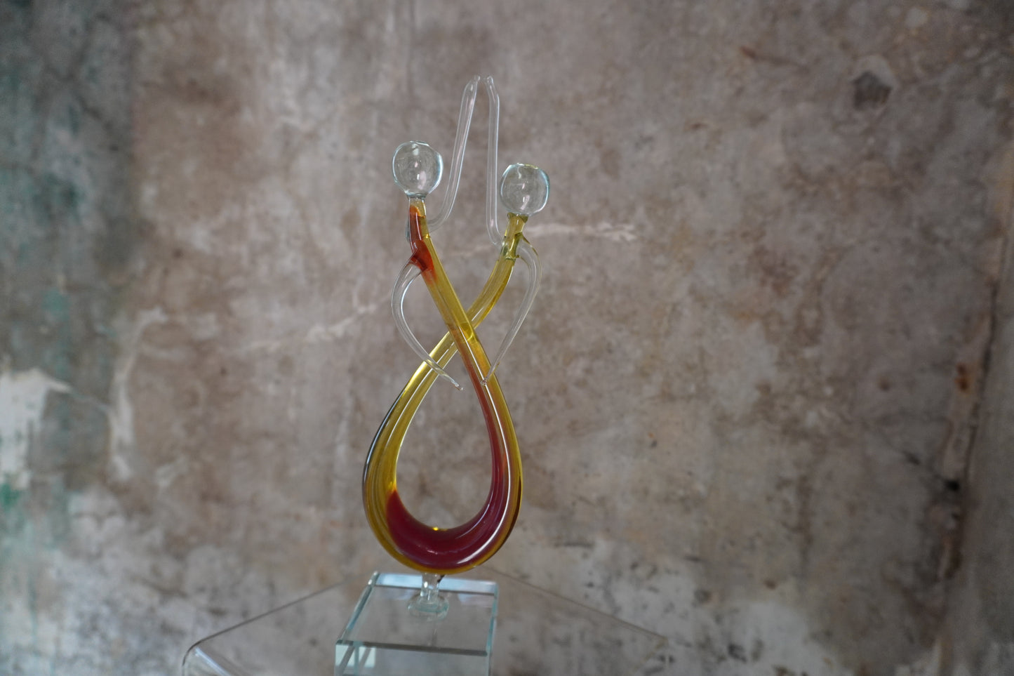 Glazen beeld - Samen, 22cm