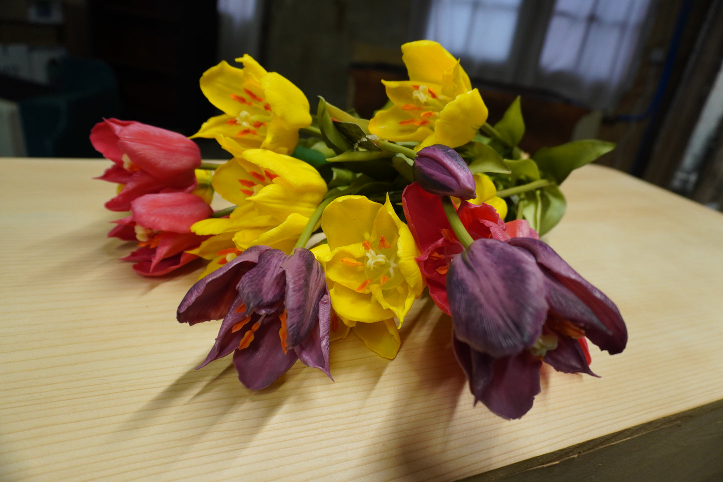 Real Touch Tulpen - open 3x