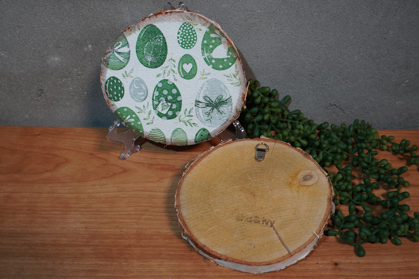 Berk schijf - Paaseieren groen