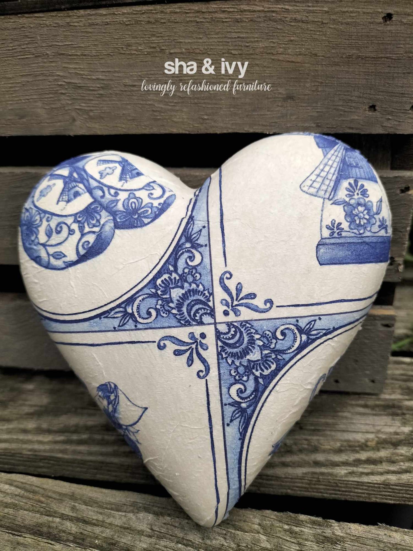 Decoupage hart - Nederland