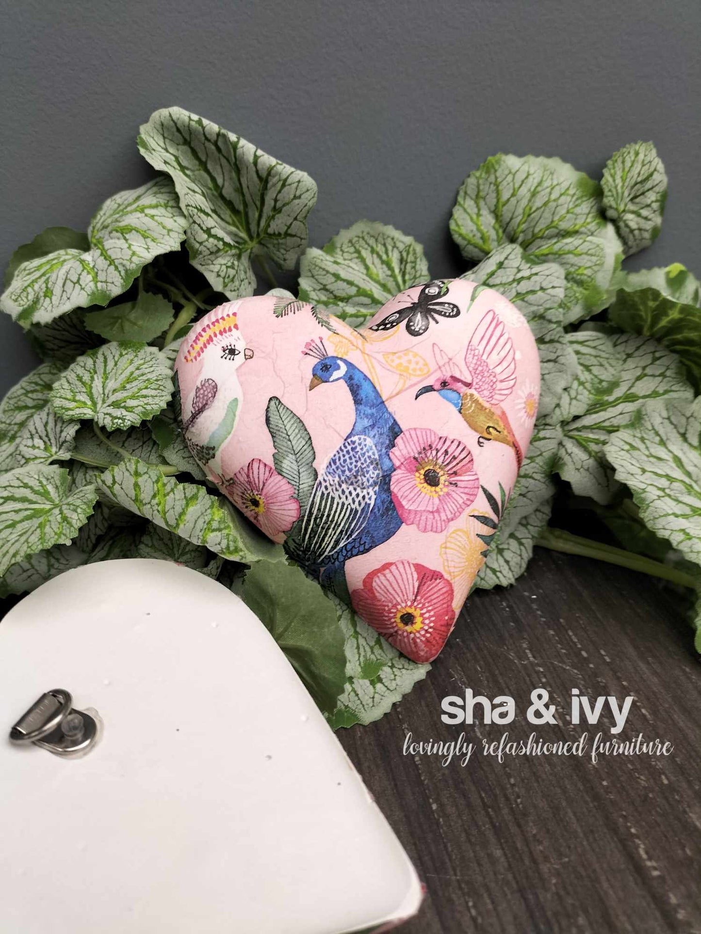 Decoupage hart - Pauw