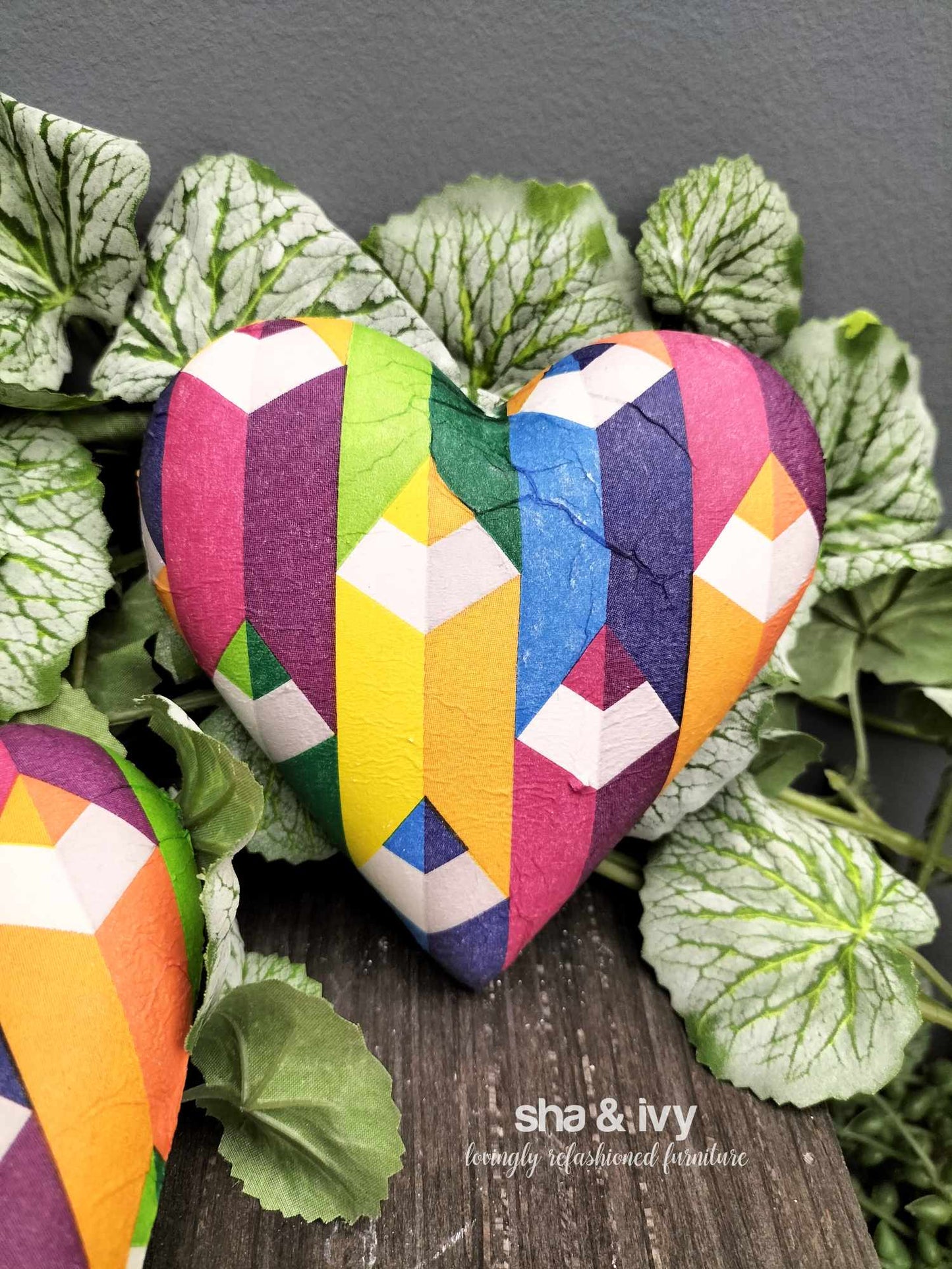 Decoupage hart - potloden