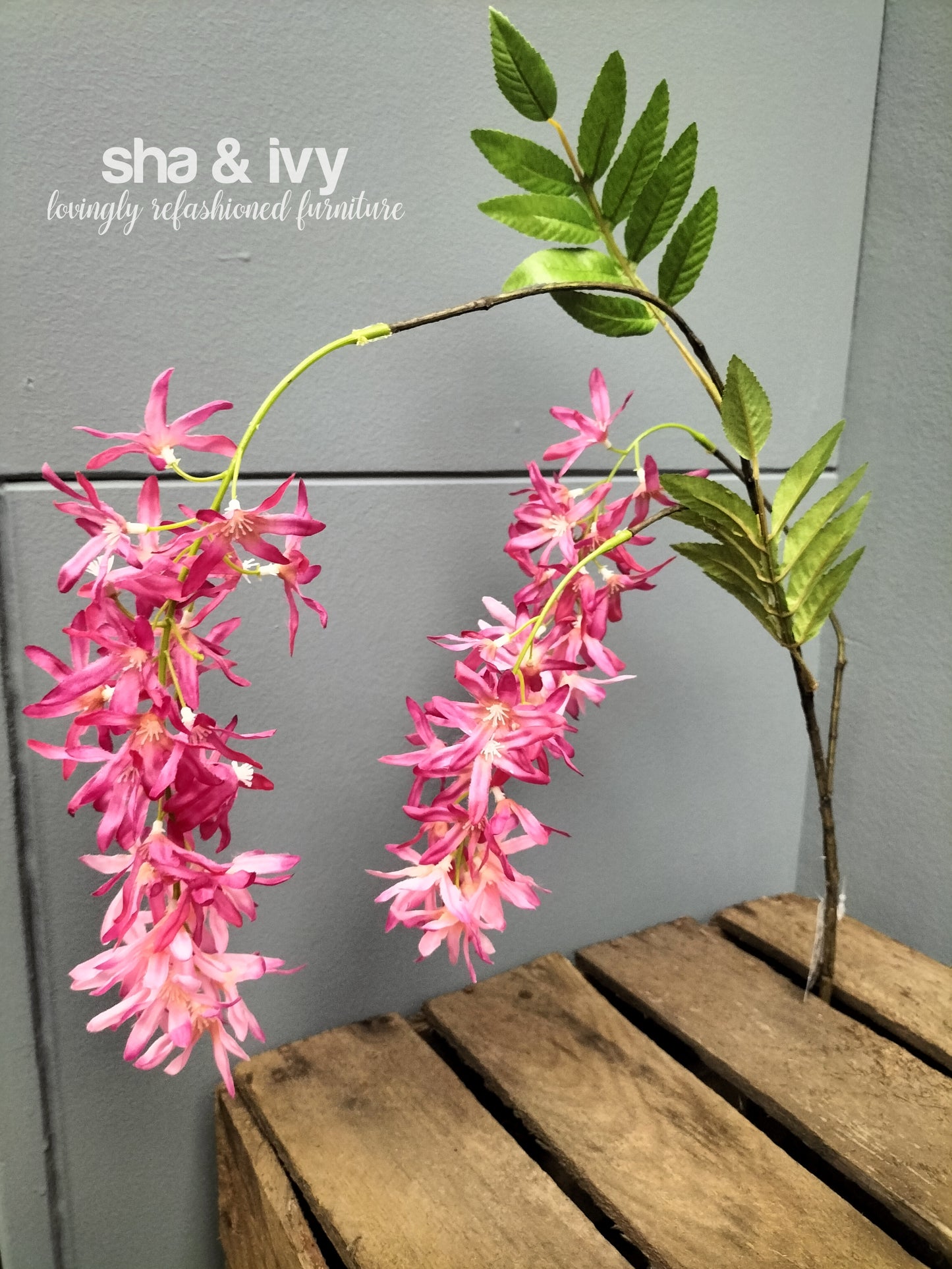 Lente bloem - roze 103cm