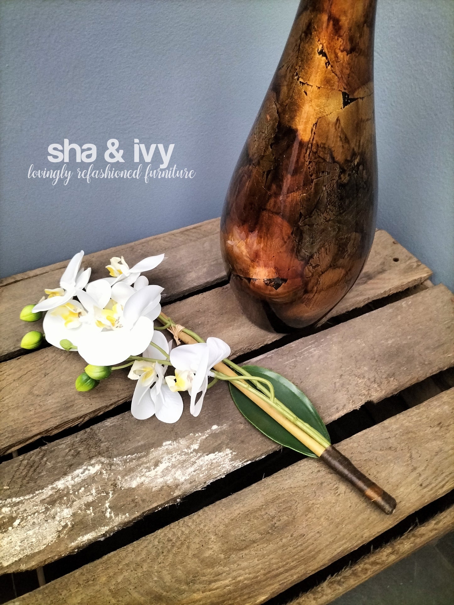 Real touch Orchidee - wit 42cm