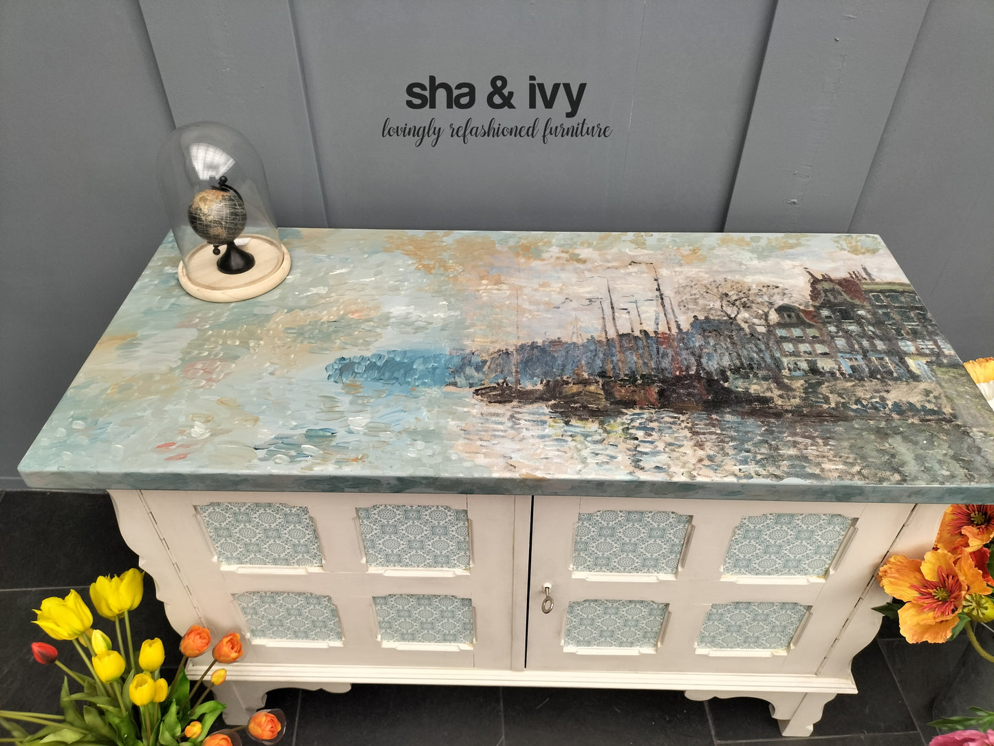 Claude Monet - view of Amsterdam