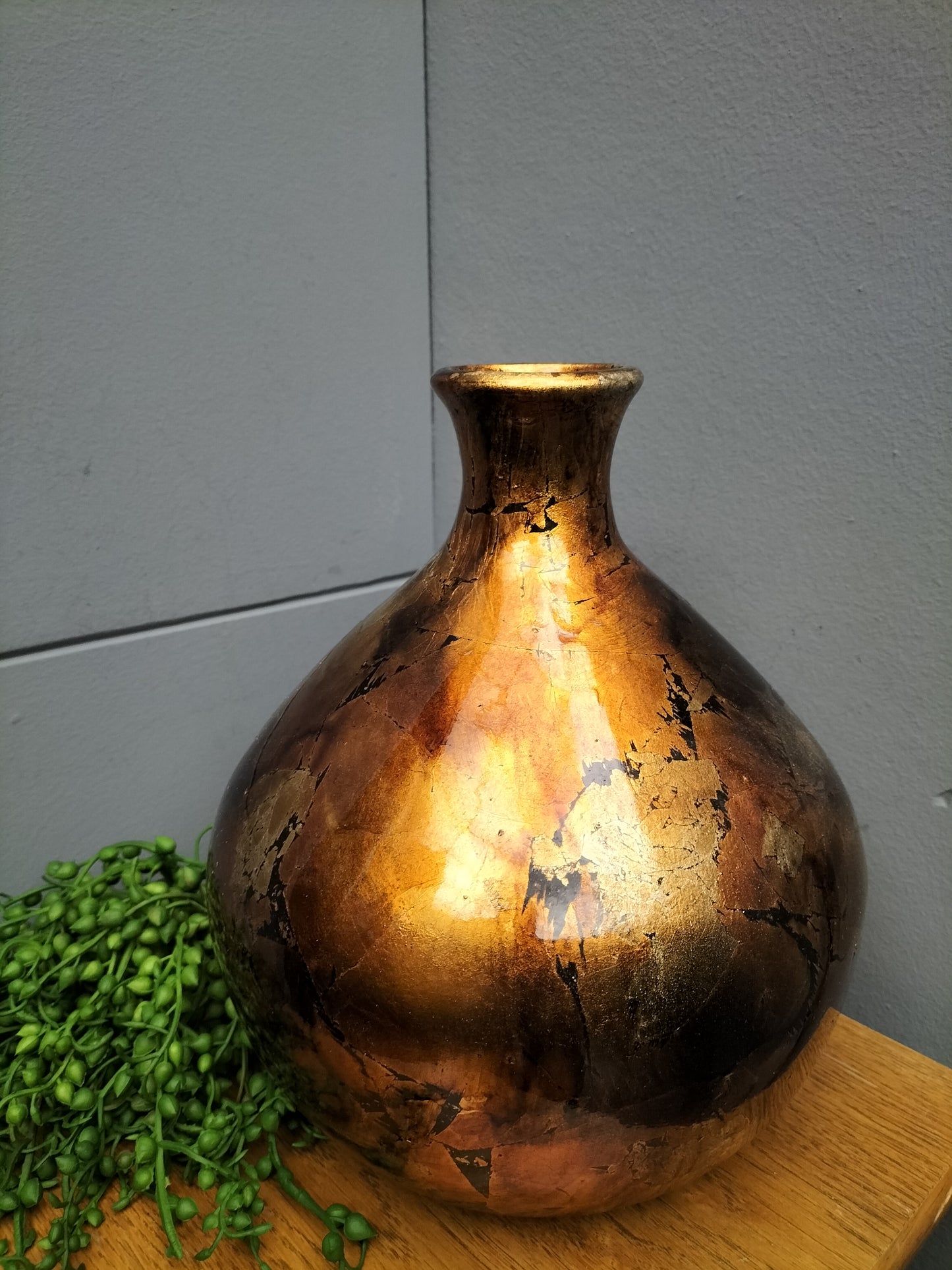 Dazzle vaas - copper gold, 26cm, 35cm