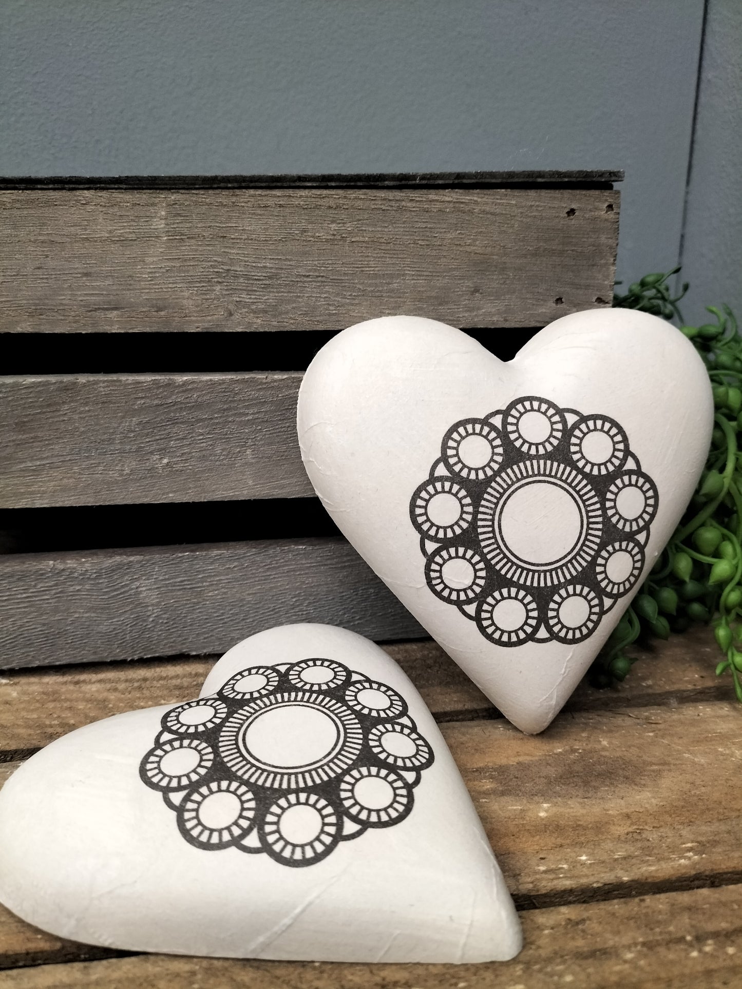 Decoupage hart - Zeeuwse knoop