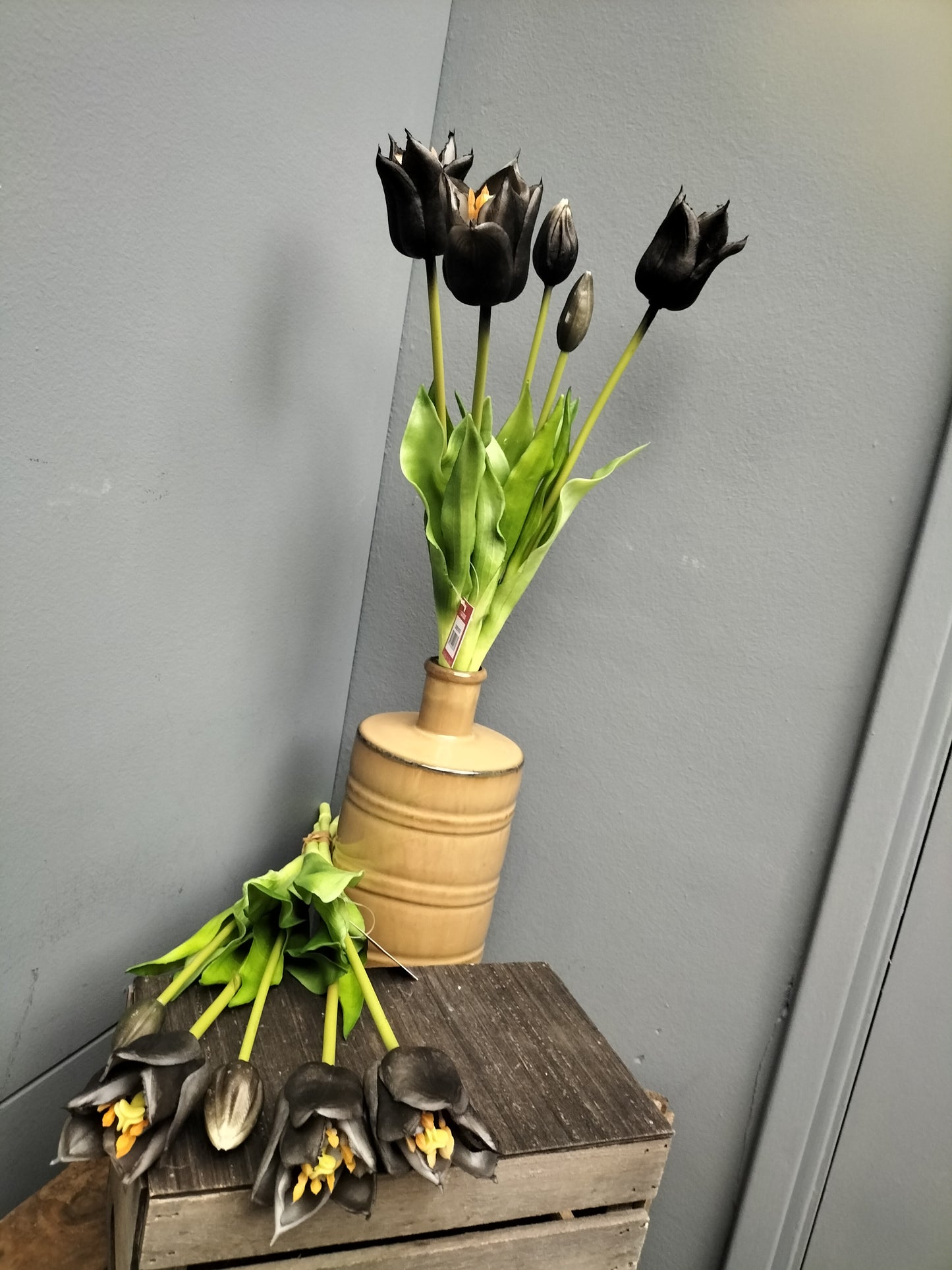 Real touch tulpen - 45cm, 5x, verschillende kleuren opties