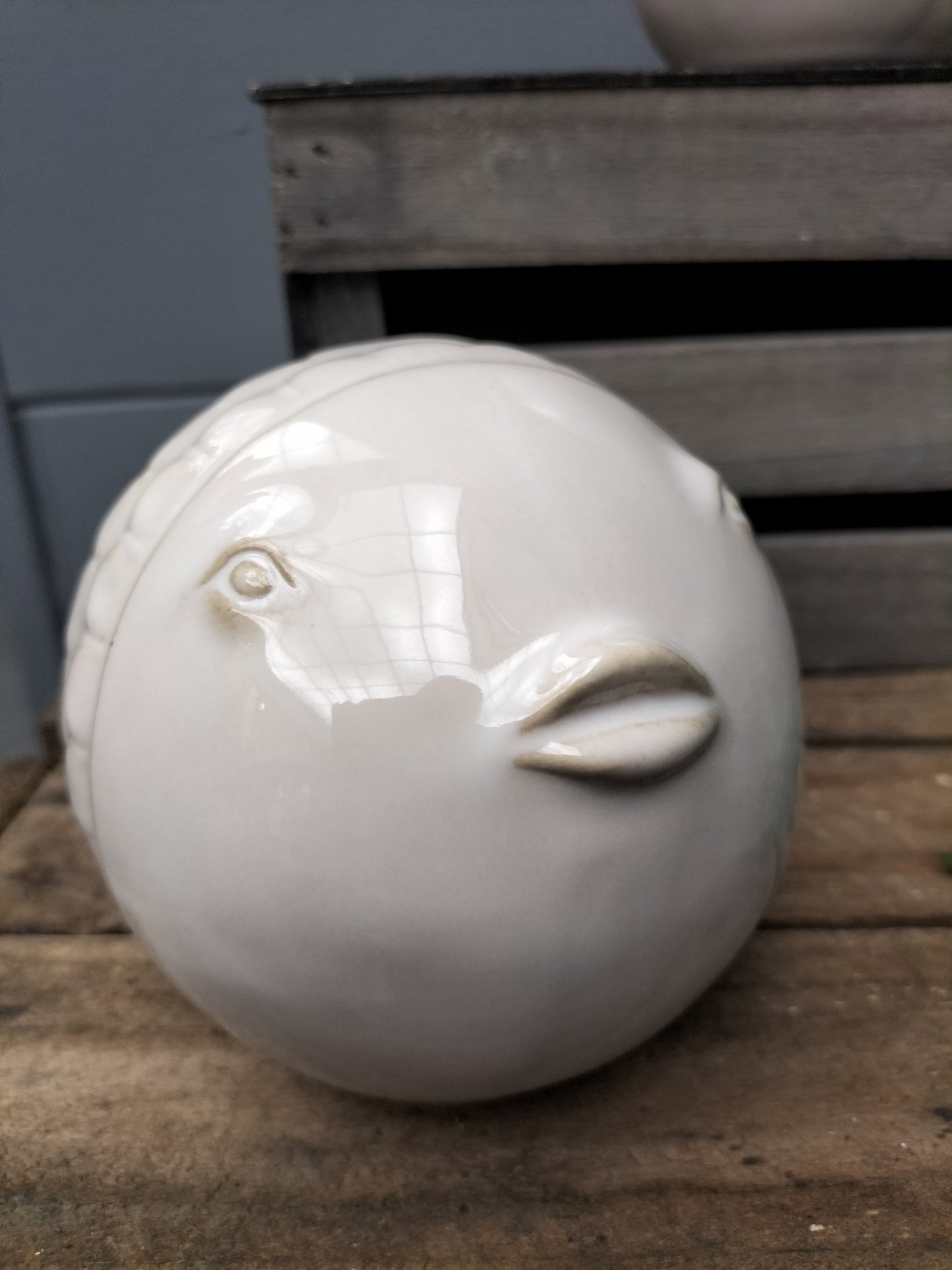 Aardewerk vis - 17.5cm