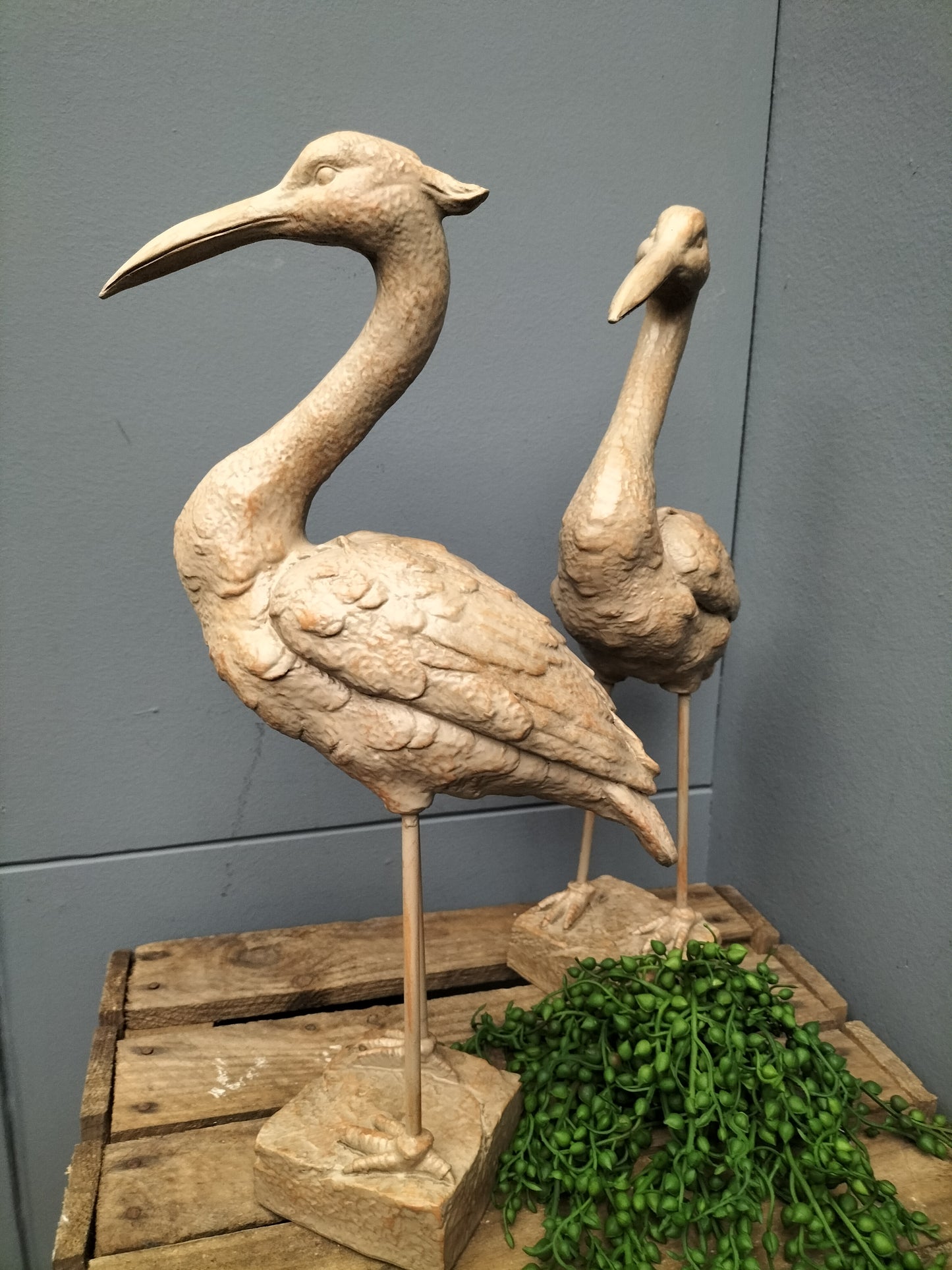 Ornament - vogel, polyresin, 42cm