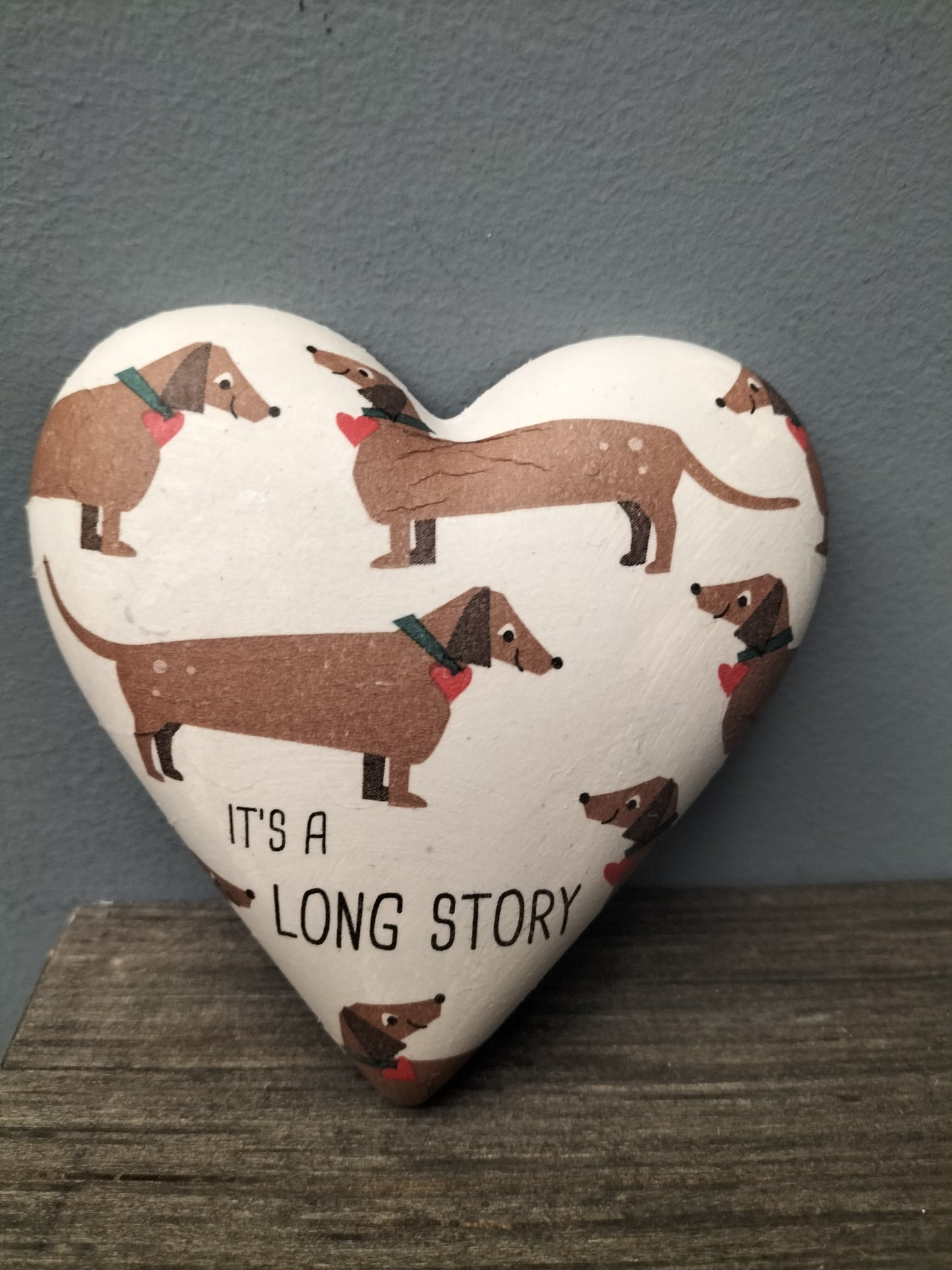 Decoupage hart - it's a long story
