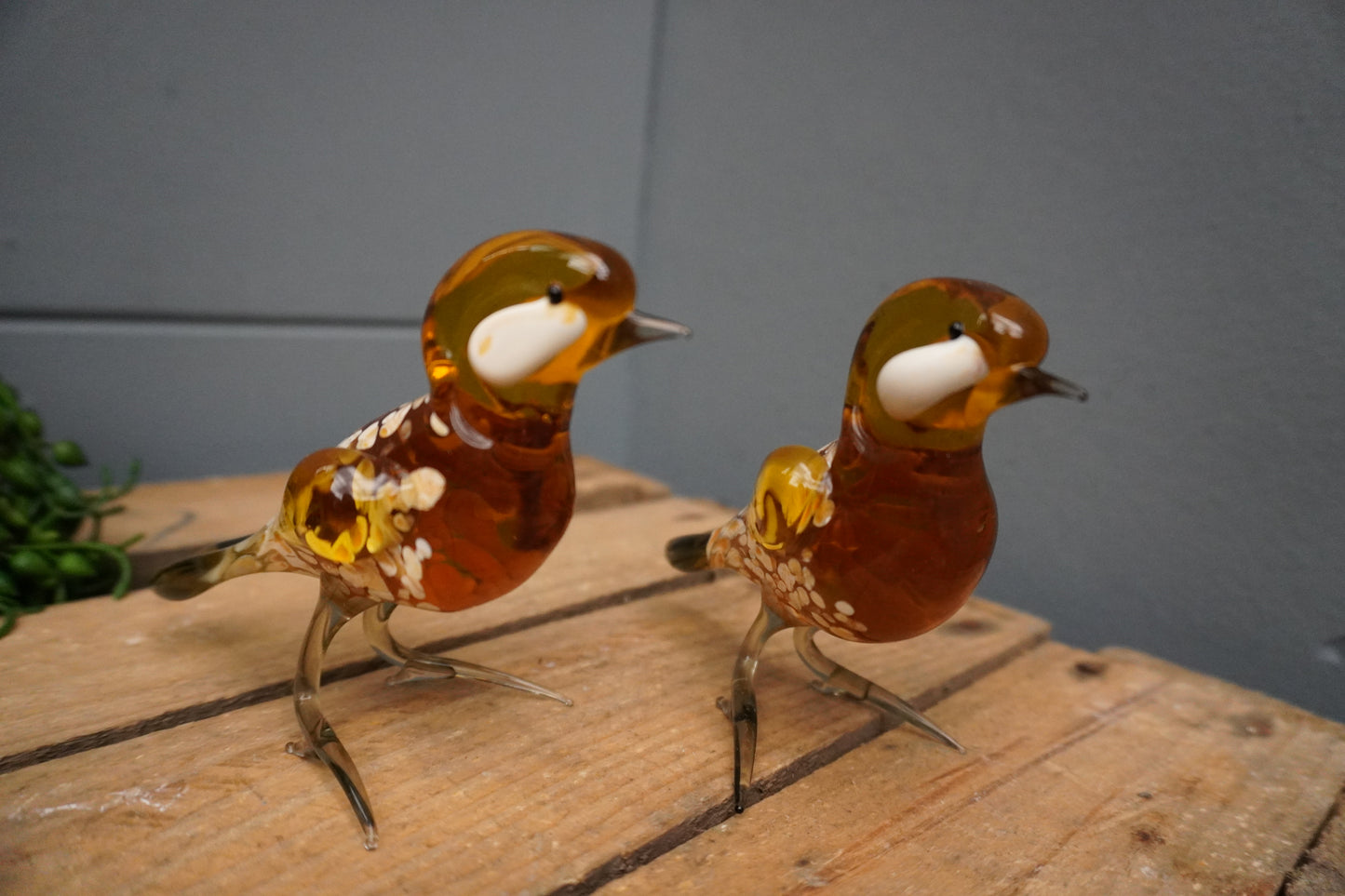 Vogel - bruin, 11cm