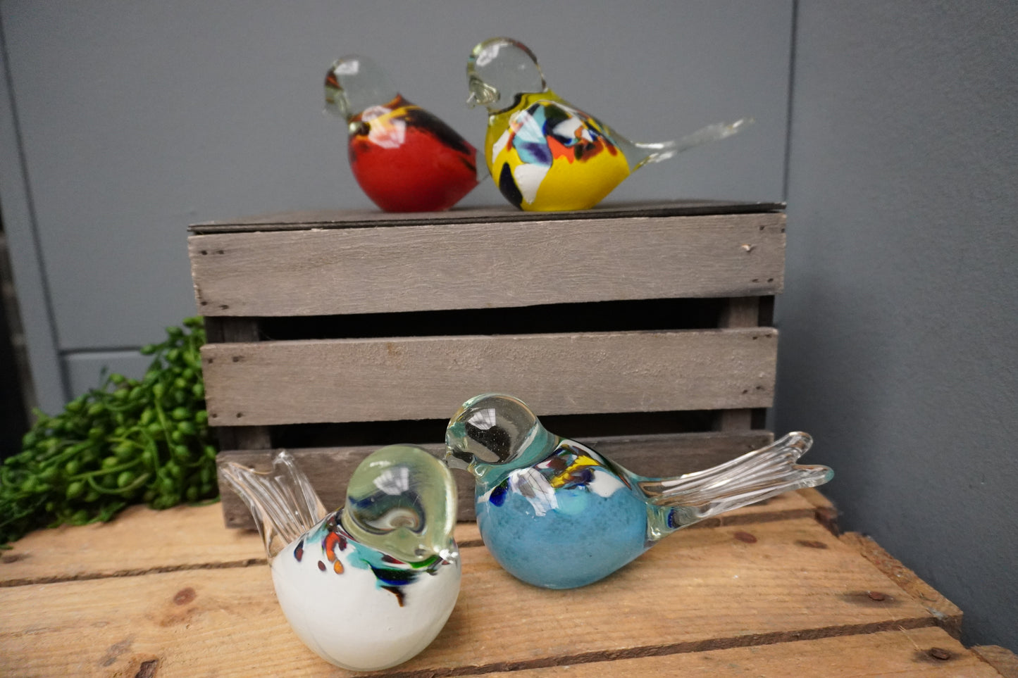 Vogel - 12cm, kleur mix