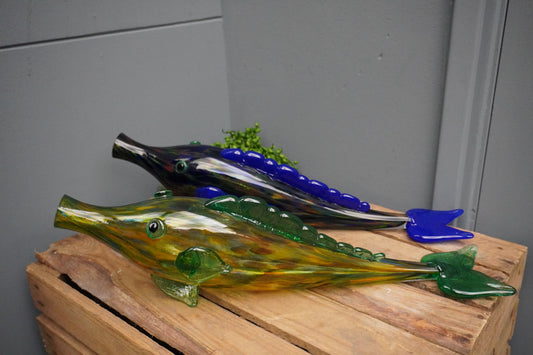 Vis - 45cm, groen, blauw