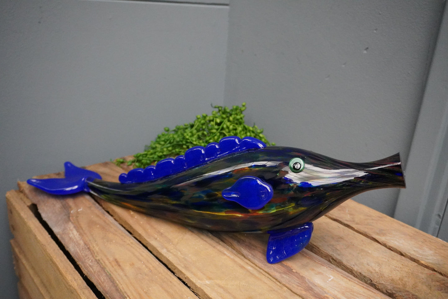 Vis - 45cm, groen, blauw