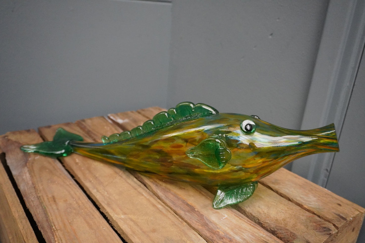 Vis - 45cm, groen, blauw
