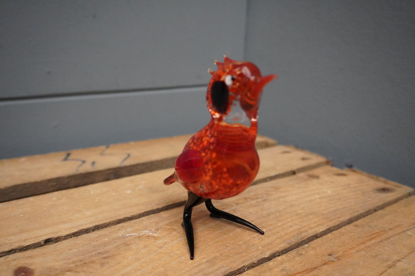 Vogel - 11cm, rood of blauw