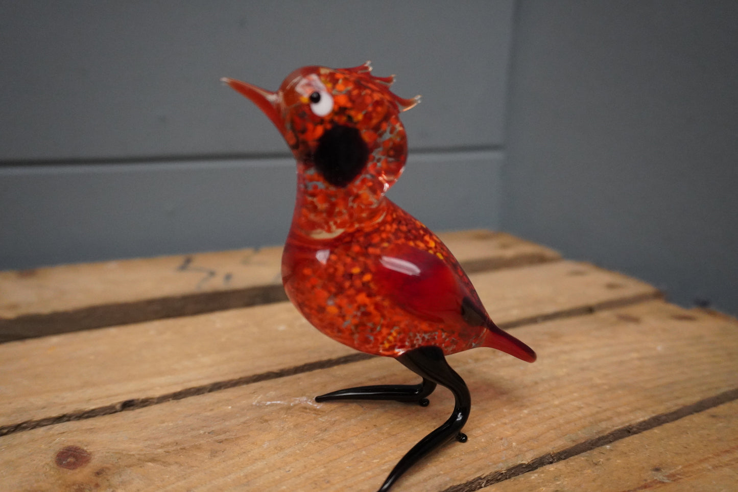 Vogel - 11cm, rood of blauw