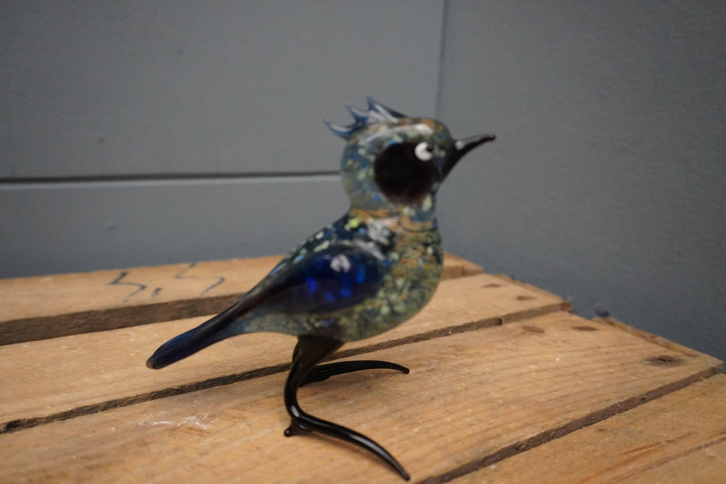 Vogel - 11cm, rood of blauw