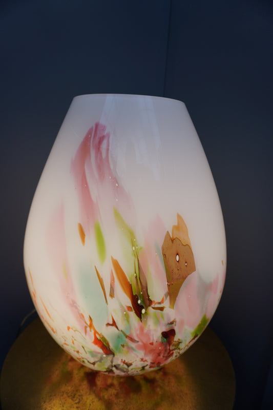 Glazen lamp - Candy, 40cm