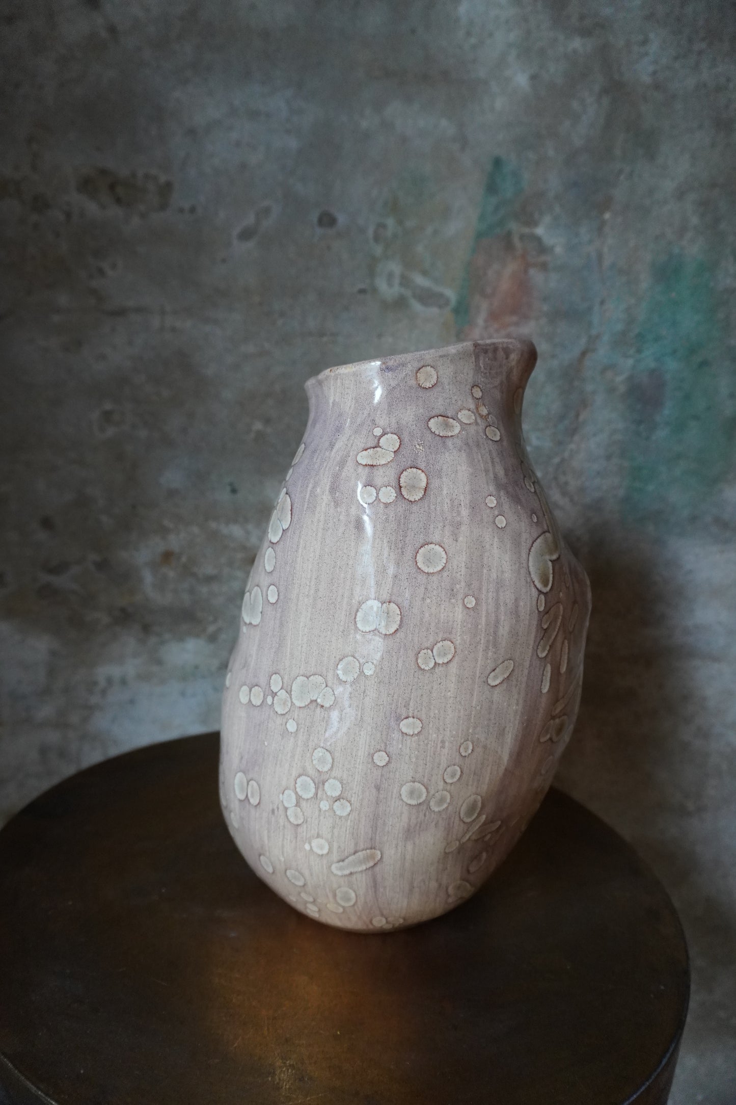 Vaas aardewerk - Roze, 20cm x 20cm x 31cm