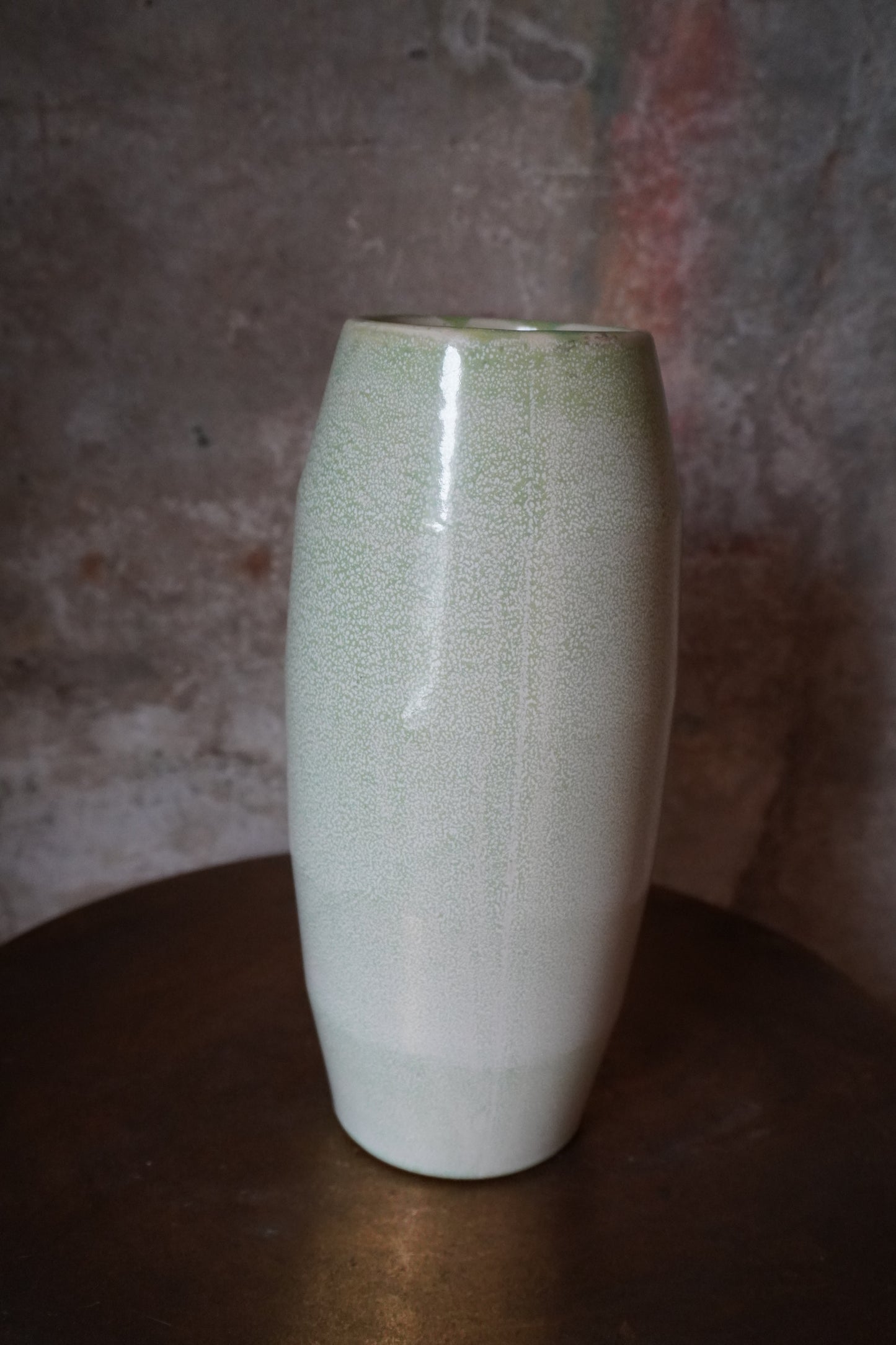 Aardewerk vaas - Groen, 29cm x 9cm