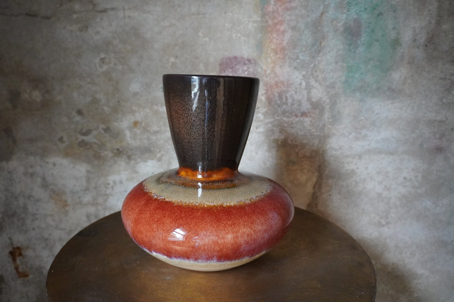 Aardewerk vaas - Terracotta/Bruin, 22cm x 22cm x 23cm