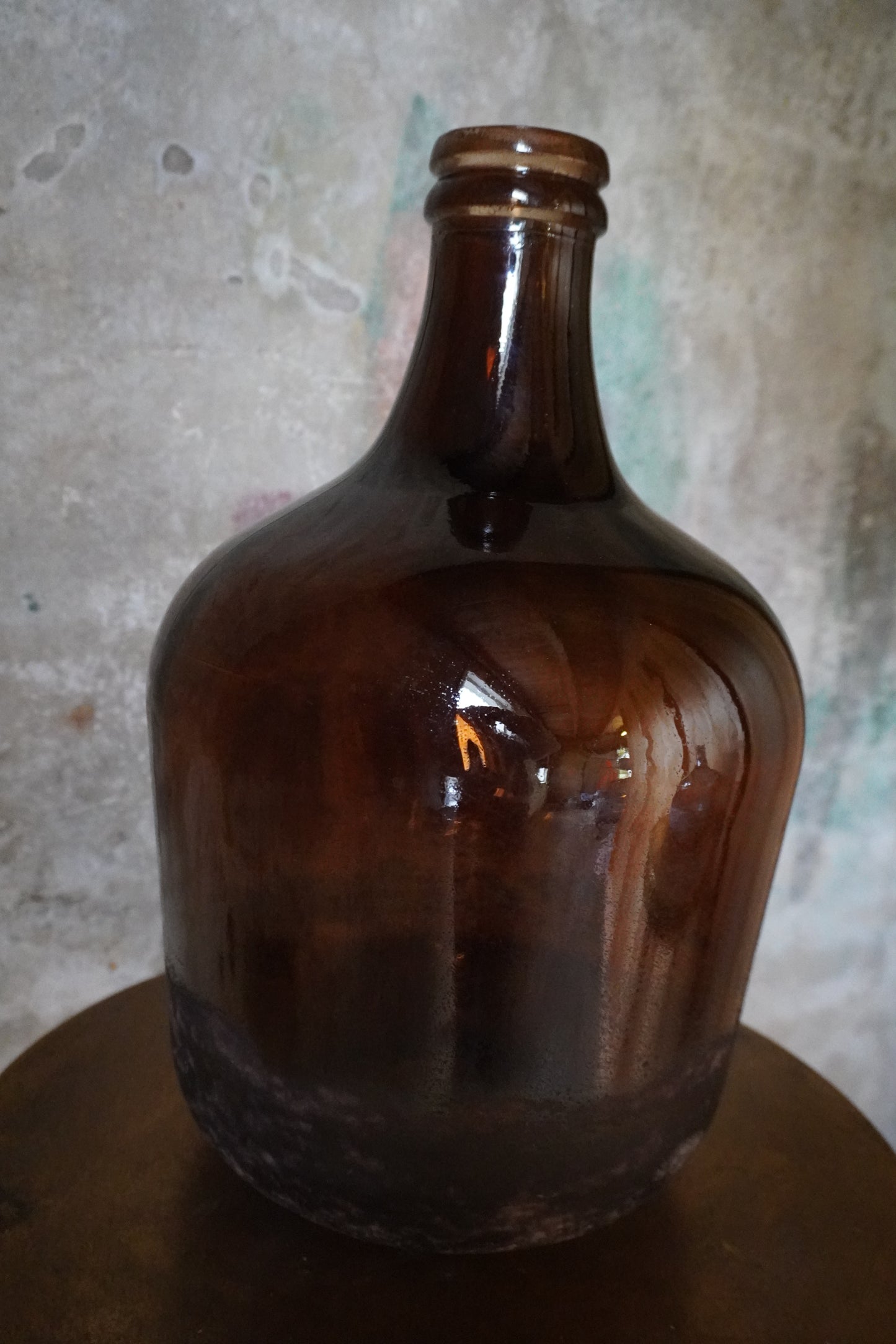 Kersten recycled glass - grijs/ bruin, 42cm , Made in Spain