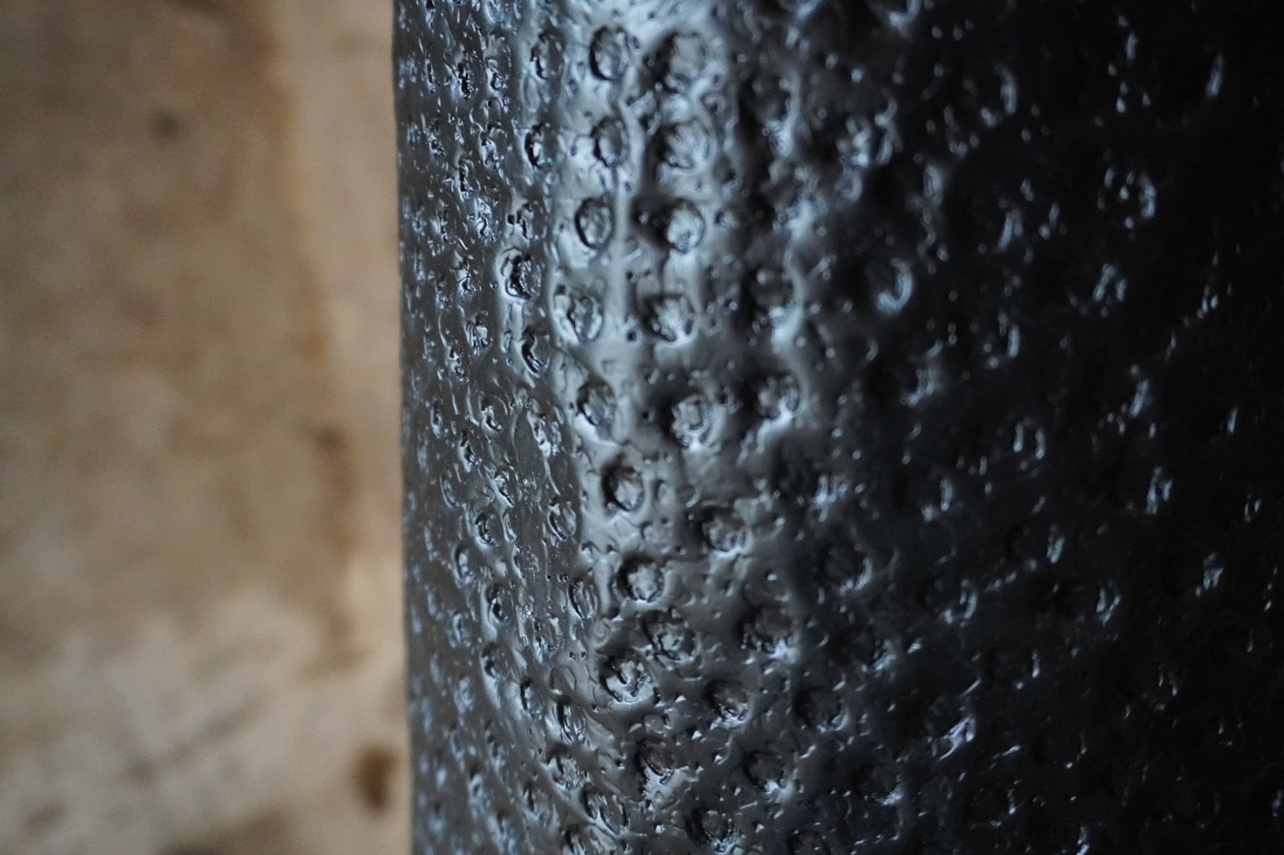 Kersten Aluminium vaas/pot - Zwart, 40cm x 20cm