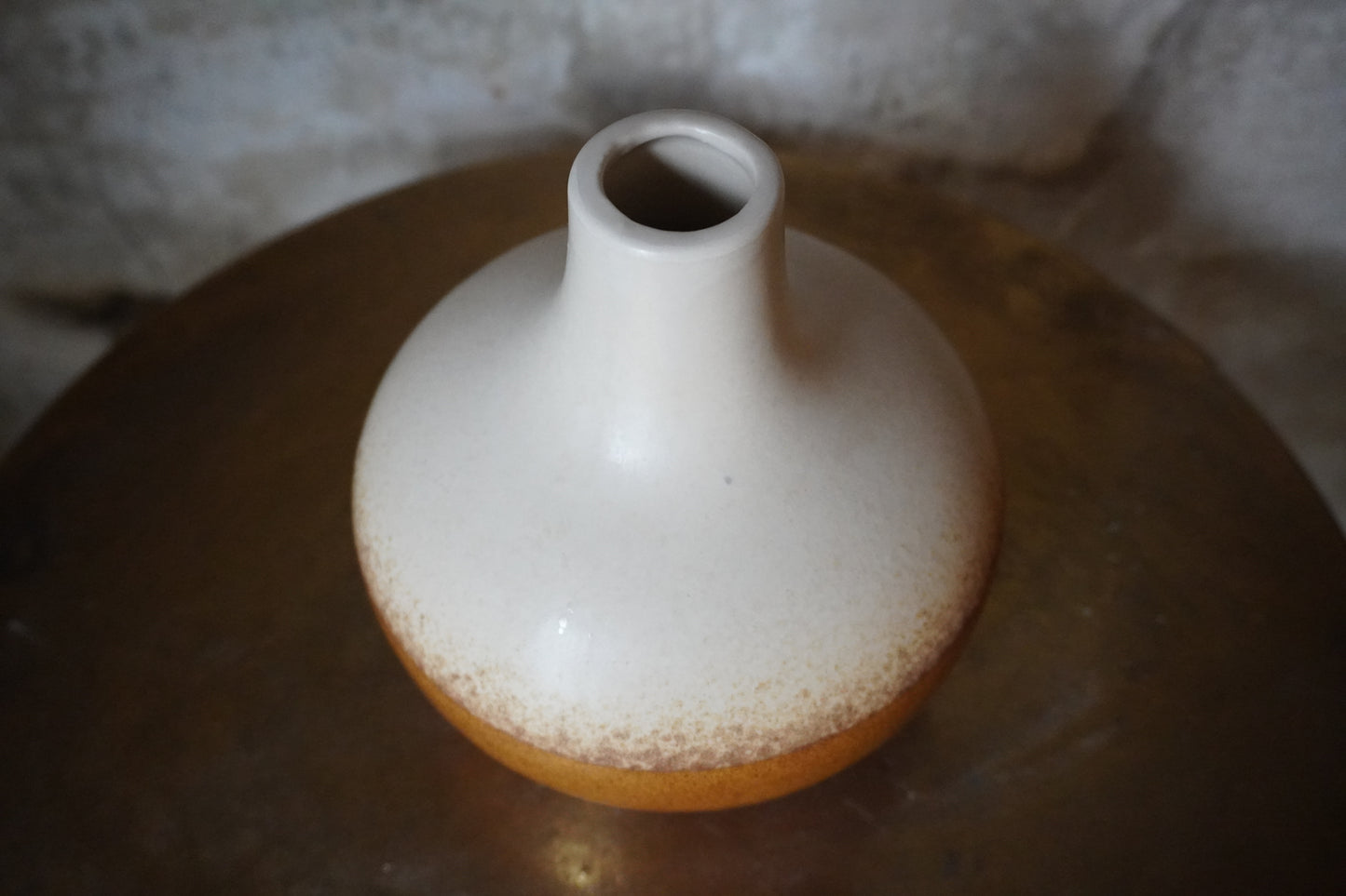 Dijk keramiek vaas - Bruin, 16.5cm x 16cm