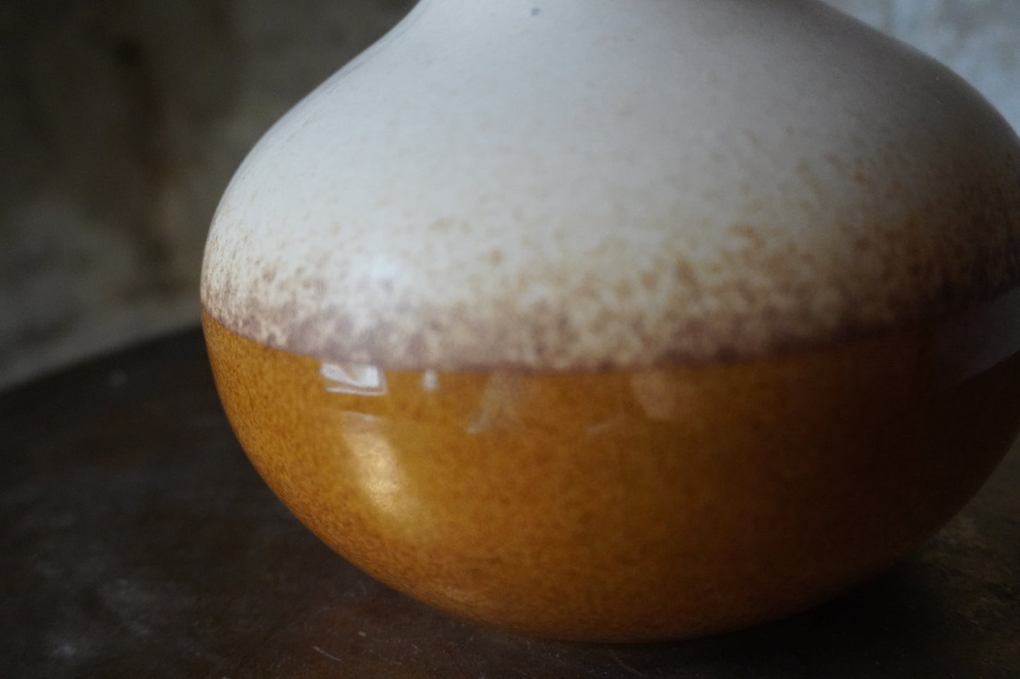 Dijk keramiek vaas - Bruin, 16.5cm x 16cm