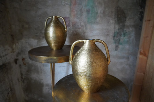 Metalen vaas - Goud, 25cm