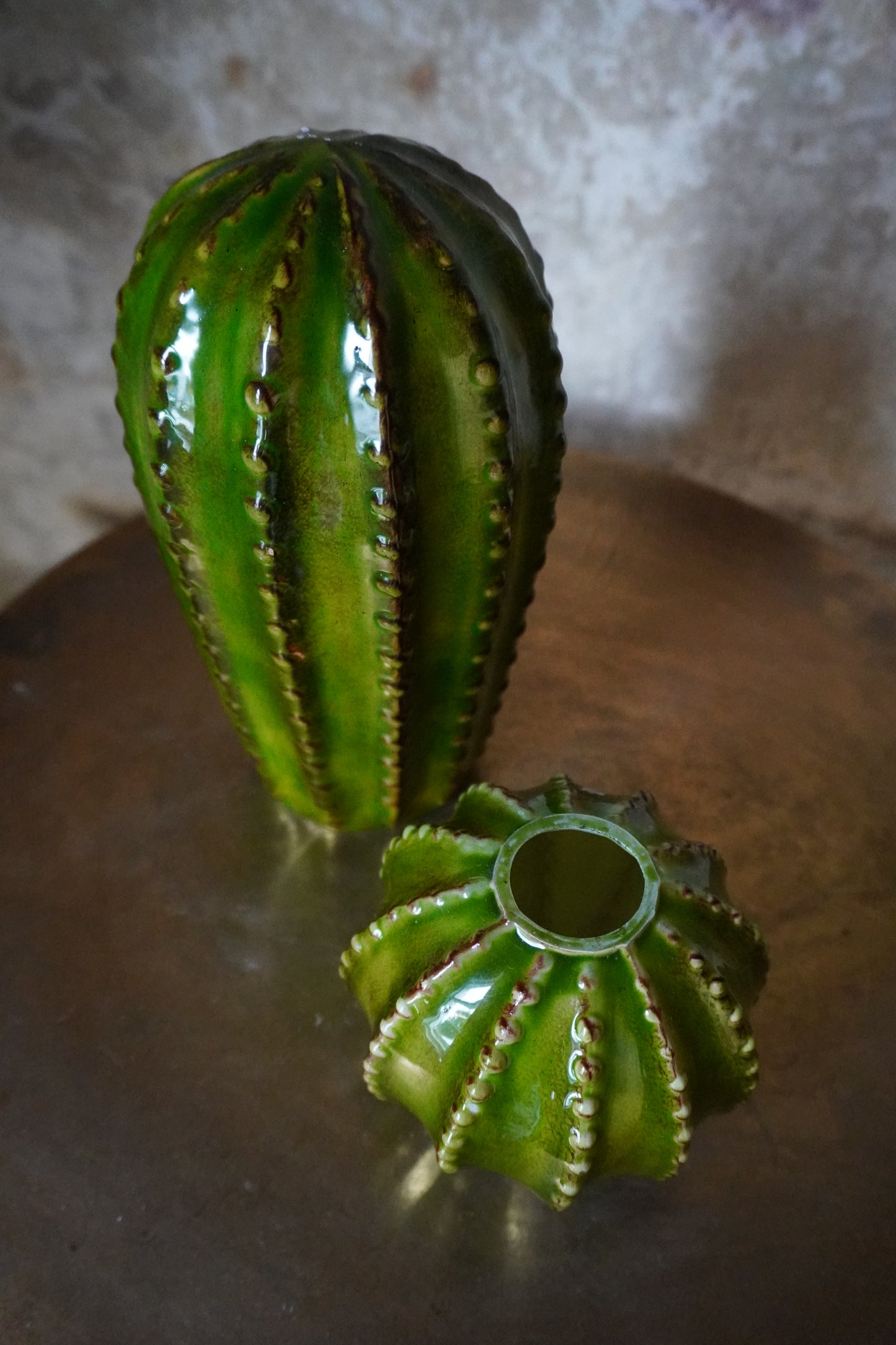 Cactus ornament - Groen, 21cm & 9.5cm