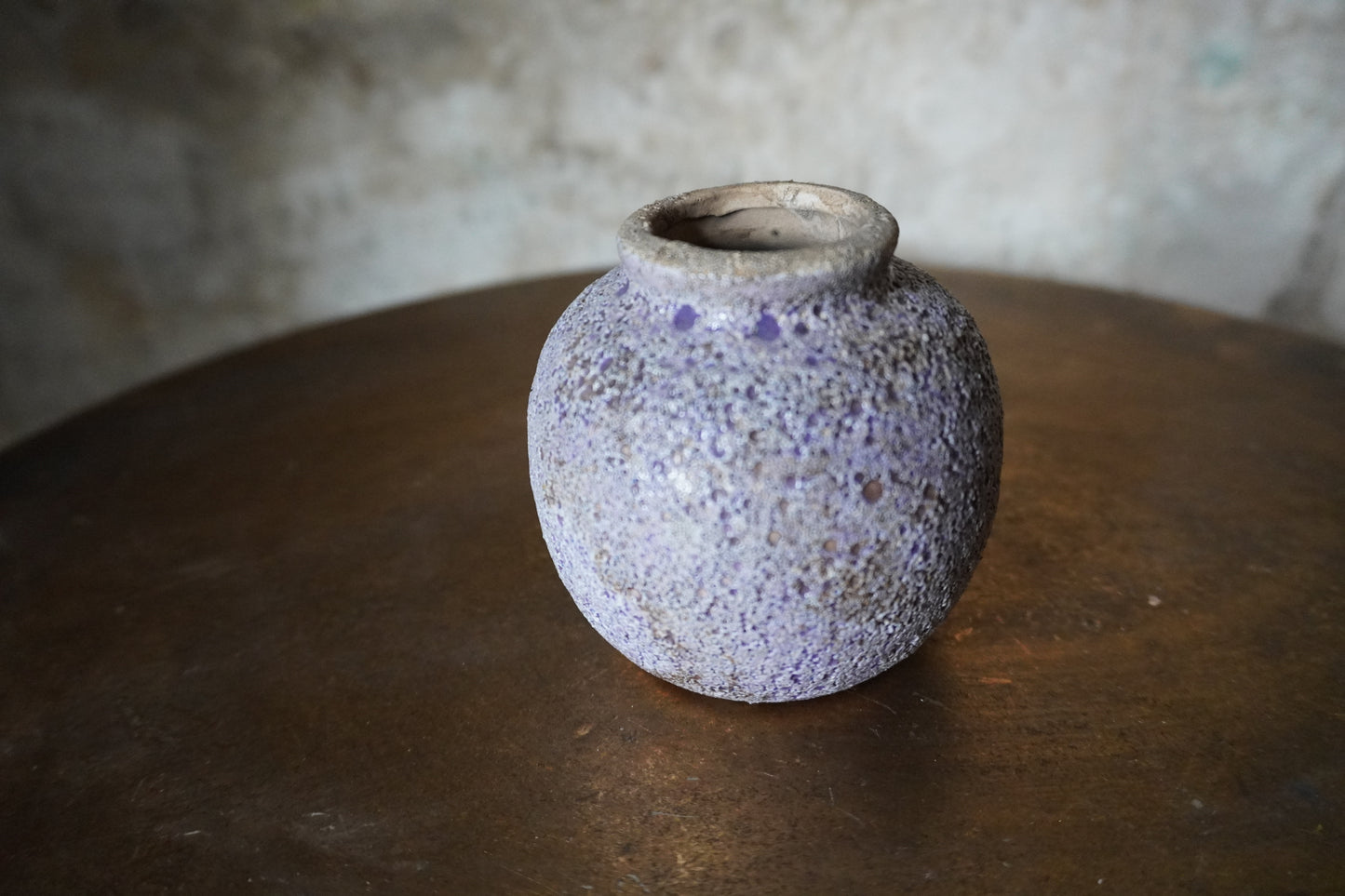 Aardewerk vaasje - 8cm