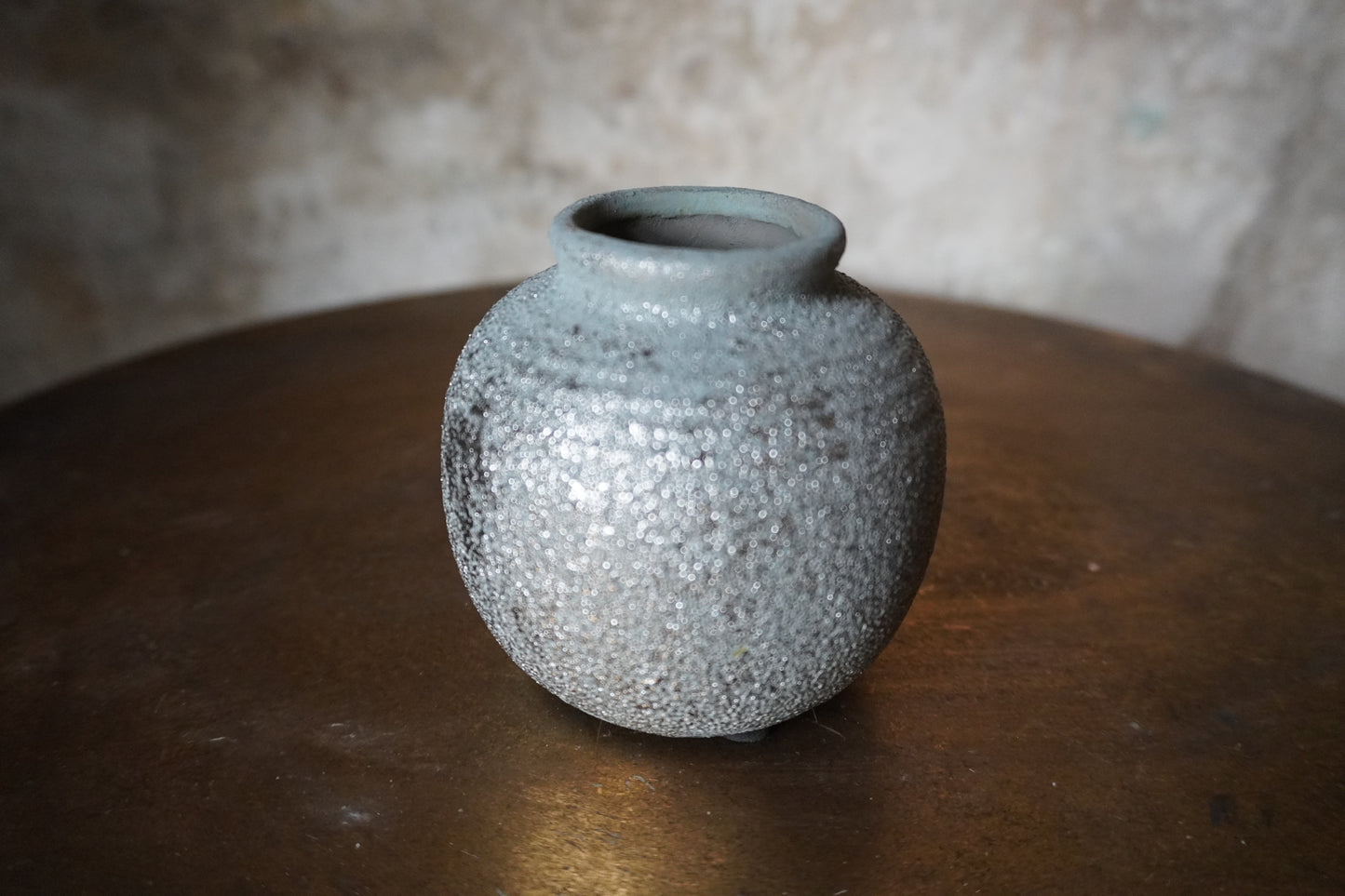 Aardewerk vaasje - 8cm