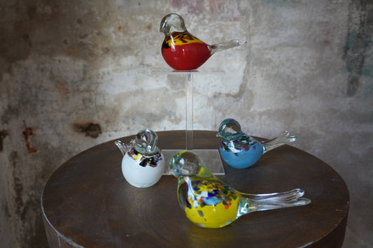 Vogel - 12cm, kleur mix